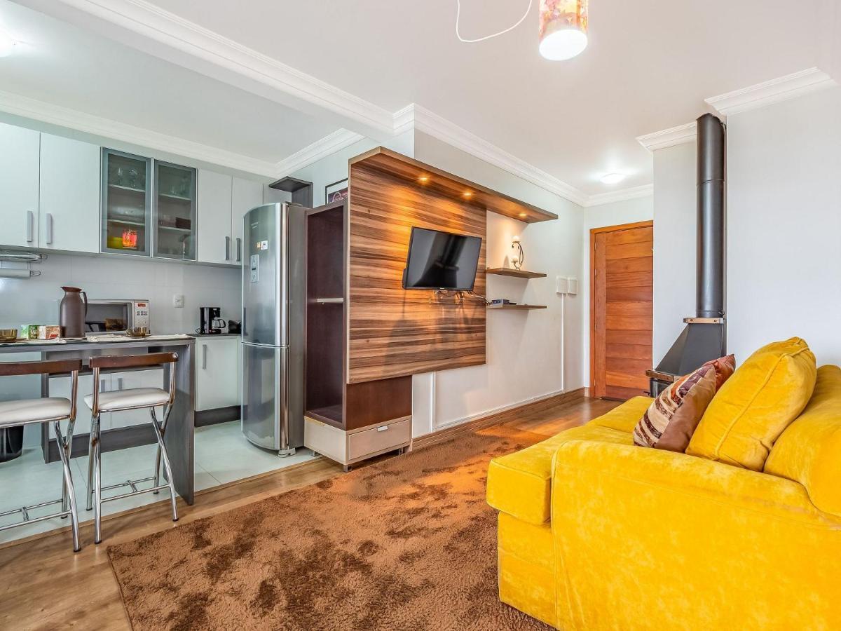 Апартаменты Cristo Rei 302 - Apartamento Em Gramado - Vista Para O Vale Экстерьер фото
