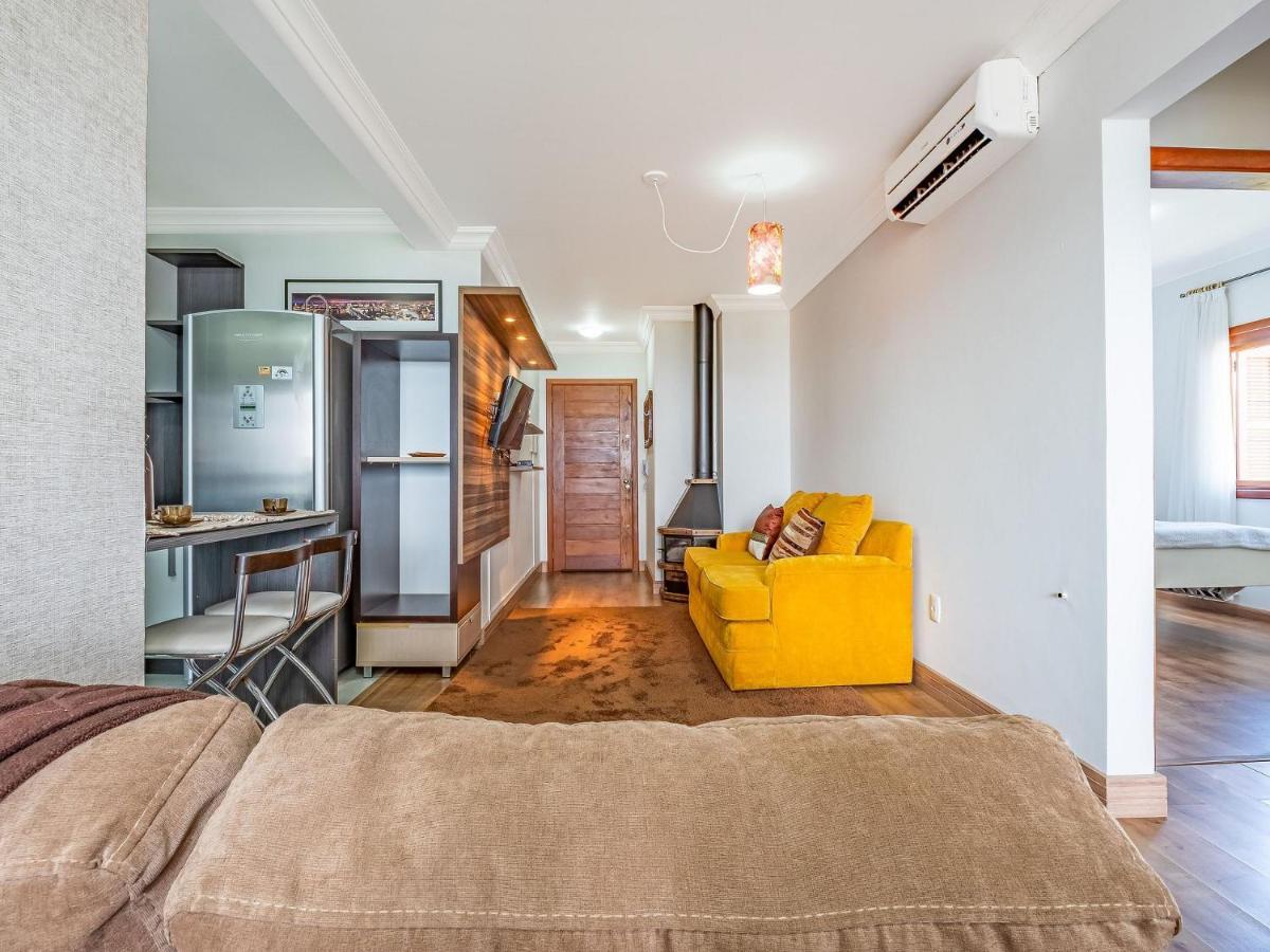 Апартаменты Cristo Rei 302 - Apartamento Em Gramado - Vista Para O Vale Экстерьер фото